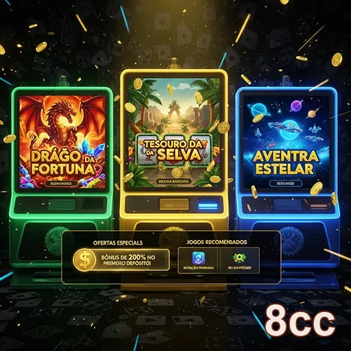 Aventura de dragão em busca de tesouros no site 8cc, explorando um mundo fantástico.